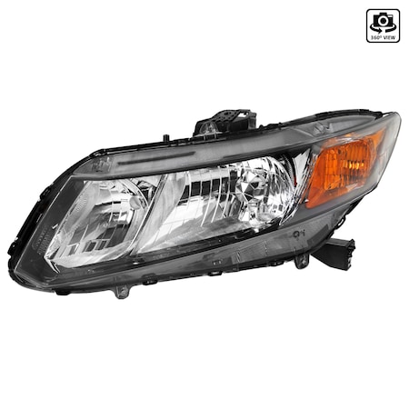 Spec-D Tuning 12-15 Honda Civic Headlight- Left- Oe Style 2LH-CV12JM-L-RS